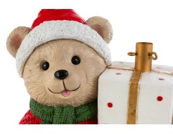 Base per albero di Natale con orsetto e pacchi regalo in resina – Decorazione Natalizia Le Stelle su Bomboniere Dolci Emozioni