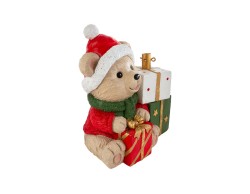 Base per albero di Natale con orsetto e pacchi regalo in resina – Decorazione Natalizia Le Stelle su Bomboniere Dolci Emozioni