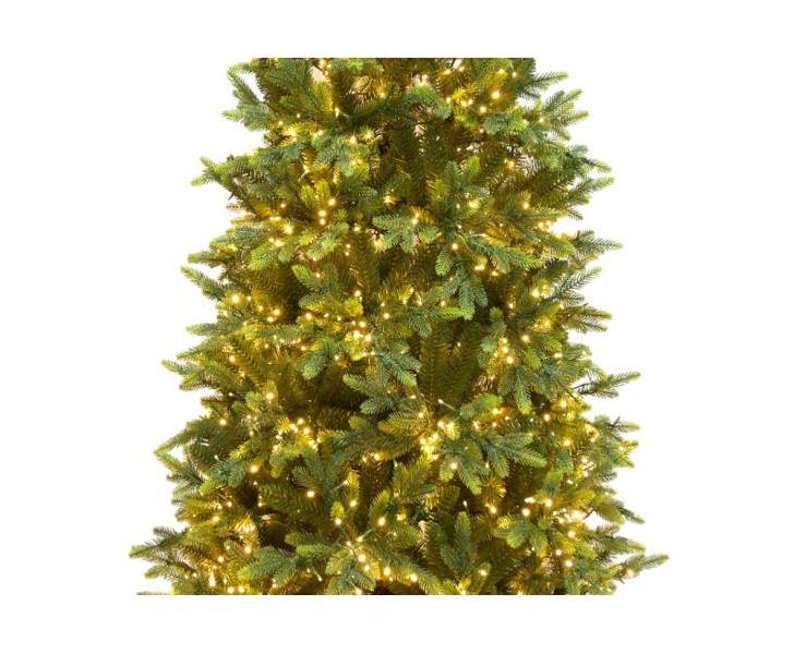 Albero di Natale slim artificiale Courmayeur 180 cm con 1500 luci LED – Decorazione Natalizia Le Stelle su Bomboniere Dolci Emozioni