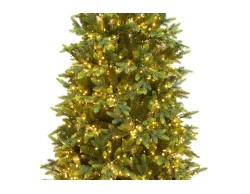Albero di Natale slim artificiale Courmayeur 210 cm con 2000 luci LED – Decorazione Natalizia Le Stelle su Bomboniere Dolci Emozioni