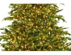 Albero di Natale artificiale Cortina Full PE 240 cm con 3300 luci LED– Decorazione Natalizia Le Stelle su Bomboniere Dolci Emozioni