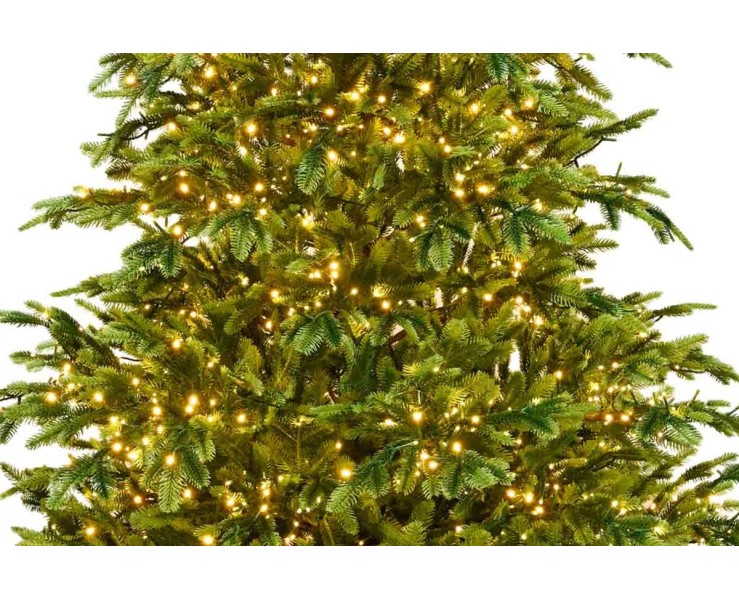 Albero di Natale artificiale Cortina Full PE 240 cm con 3300 luci LED– Decorazione Natalizia Le Stelle su Bomboniere Dolci Emozioni