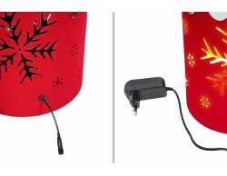 Base per albero di Natale luminosa a LED Plug-In a forma di pacco regalo rosso 32x35 cm – Decorazione Natalizia Le Stelle su Bomboniere Dolci Emozioni