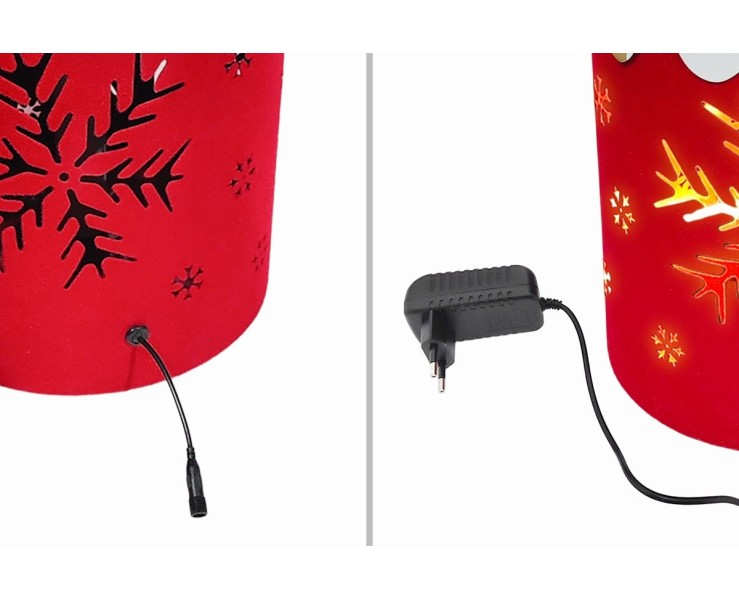 Base per albero di Natale luminosa a LED Plug-In a forma di pacco regalo rosso 32x35 cm – Decorazione Natalizia Le Stelle su Bomboniere Dolci Emozioni