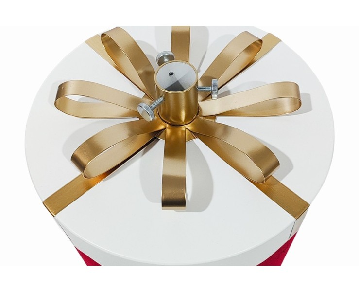 Base per albero di Natale luminosa a LED Plug-In a forma di pacco regalo rosso 32x35 cm – Decorazione Natalizia Le Stelle su Bomboniere Dolci Emozioni