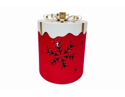 Base per albero di Natale luminosa a LED Plug-In a forma di pacco regalo rosso 32x35 cm – Decorazione Natalizia Le Stelle su Bomboniere Dolci Emozioni