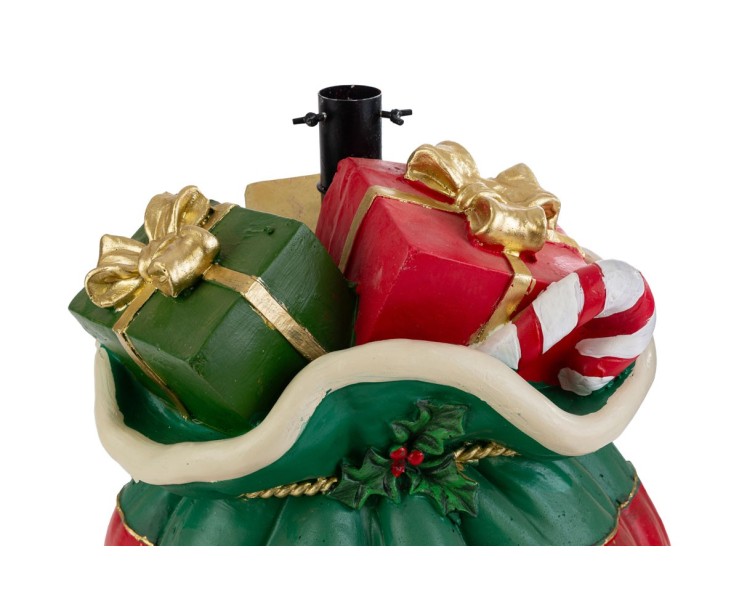Base per albero di Natale a forma di sacco dei doni in resina 38x42x47 cm – Decorazione Natalizia Le Stelle su Bomboniere Dolci Emozioni