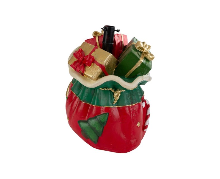 Base per albero di Natale a forma di sacco dei doni in resina 38x42x47 cm – Decorazione Natalizia Le Stelle su Bomboniere Dolci Emozioni