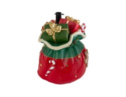 Base per albero di Natale a forma di sacco dei doni in resina 38x42x47 cm – Decorazione Natalizia Le Stelle su Bomboniere Dolci Emozioni