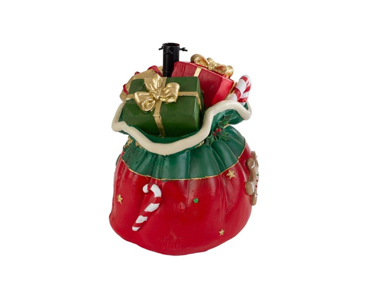Base per albero di Natale a forma di sacco dei doni in resina 38x42x47 cm – Decorazione Natalizia Le Stelle su Bomboniere Dolci Emozioni