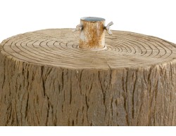 Base per albero di Natale a forma di tronco in resina effetto legno 36x53 cm – Decorazione Natalizia Le Stelle su Bomboniere Dolci Emozioni