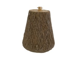cBase per albero di Natale a tronco conico in resina effetto legno 41x42,5 cm – Decorazione Natalizia Le Stelle su Bomboniere Dolci Emozioni