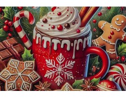 Vassoio tondo piatto in melamina Candy illustrazione dolci delle feste d.40 cm – Decorazione Natalizia Le Stelle su Bomboniere Dolci Emozioni