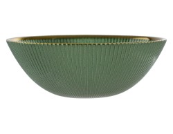 Set 6 piatti fondi in vetro verde finitura plissé con filo oro diametro 20 cm – Decorazione Natalizia Le Ste su Bomboniere Dolci Emozioni