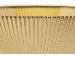 Set 6 piatti fondi in vetro oro finitura plissé con filo oro diametro 20 cm – Decorazione Natalizia Le Ste su Bomboniere Dolci Emozioni