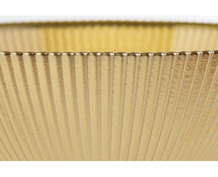 Set 6 piatti fondi in vetro oro finitura plissé con filo oro diametro 20 cm – Decorazione Natalizia Le Ste su Bomboniere Dolci Emozioni