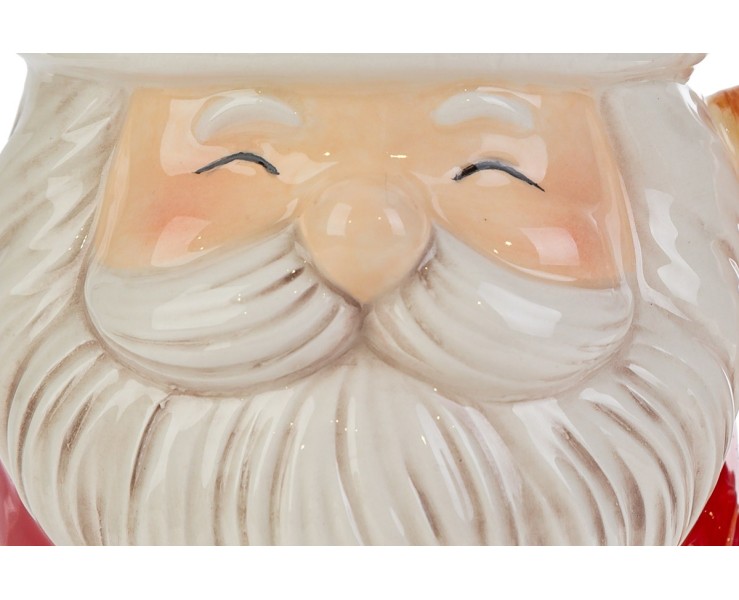 Tazza mug in ceramica Babbo Natale con manico croissant  – Decorazione Natalizia Le Stelle su Bomboniere Dolci Emozioni