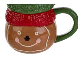 Set 2 tazze mug omino zenzero impilabili in ceramica – Decorazione Natalizia Le Stelle su Bomboniere Dolci Emozioni