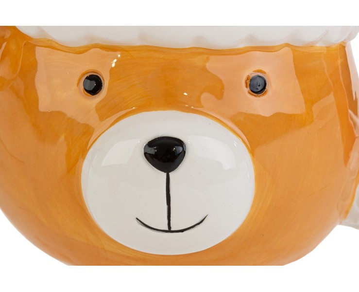 Vasetto contenitore orsetto in ceramica 15x11xh.10 cm – Decorazione Natalizia Le Stelle su Bomboniere Dolci Emozioni