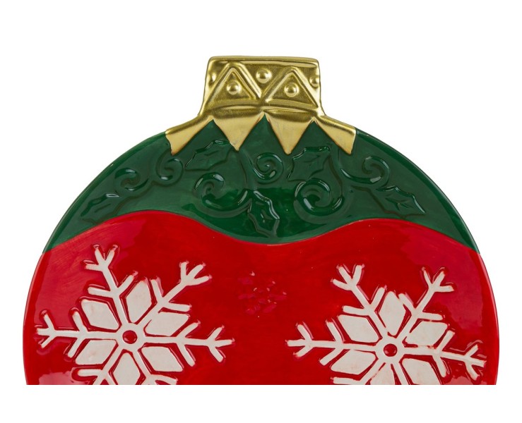 Vassoio in porcellana a forma di sfera di Natale– Decorazione Natalizia Le Stelle su Bomboniere Dolci Emozioni