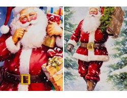 Vassoio poggiapentola in ceramica Babbo Natale 4 varianti assortite – Decorazione Natalizia Le Stelle su Bomboniere Dolci Emozioni