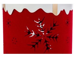 Set 3 Scatole Regalo Natalizie in Metallo e Velvet Rosso 13x15 cm, 15,5x17 cm e 20x21 cm – Decorazione Natalizia Le Stelle su Bomboniere Dolci Emozioni