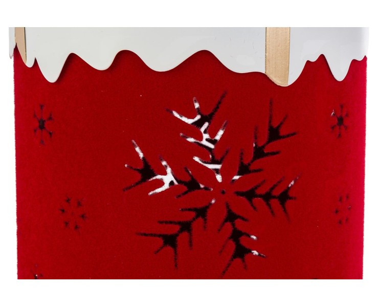 Set 3 Scatole Regalo Natalizie in Metallo e Velvet Rosso 13x15 cm, 15,5x17 cm e 20x21 cm – Decorazione Natalizia Le Stelle su Bomboniere Dolci Emozioni