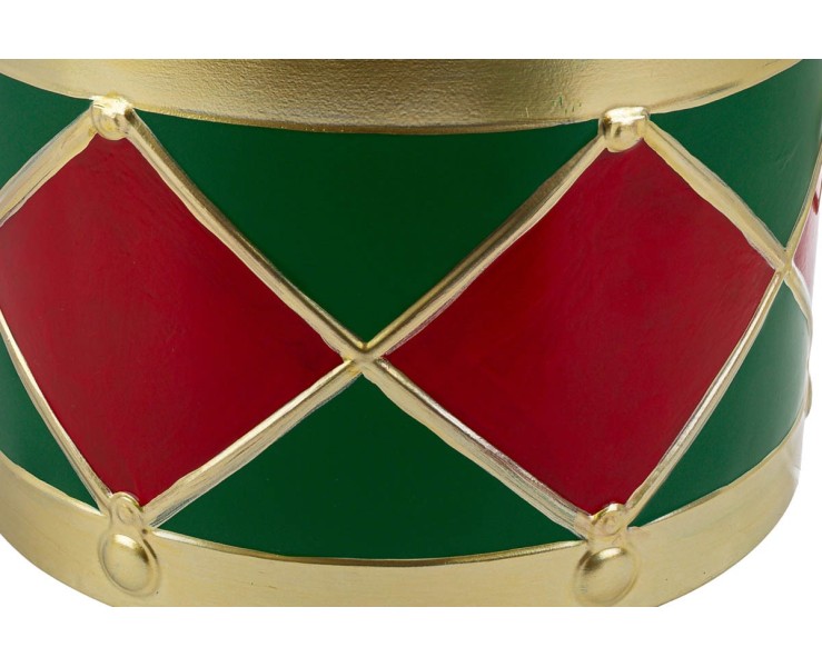Set 3 Scatole Tamburo in Metallo Verde Rosso e Oro 17/23/28 cm – Decorazione Natalizia Le Stelle su Bomboniere Dolci Emozioni