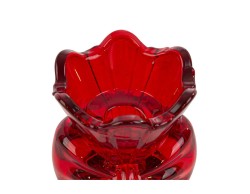 Portacandela Natalizio in Vetro Rosso a Forma di Fiocco h 12 cm – Decorazione Natalizia Le Stelle su Bomboniere Dolci Emozioni