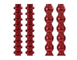 Set 2 Candele Natalizie Sagomate Rosse h 25 – Decorazione Natalizia Le Stelle su Bomboniere Dolci Emozioni