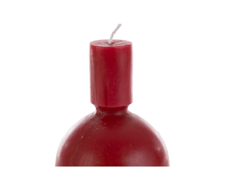 Candela Natalizia Sagomata Sfera e Cilindro Rossa – Decorazione Natalizia Le Stelle su Bomboniere Dolci Emozioni