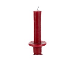 Candela Natalizia Sagomata Rossa h 25 cm – Decorazione Natalizia Le Stelle su Bomboniere Dolci Emozioni