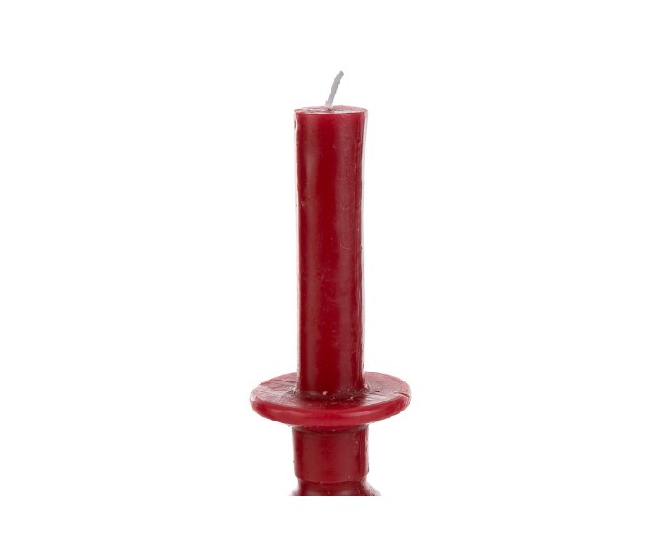 Candela Natalizia Sagomata Rossa h 25 cm – Decorazione Natalizia Le Stelle su Bomboniere Dolci Emozioni
