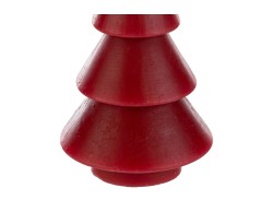 Candela Alberello Natalizio Rosso h 14,5 cm – Decorazione Natalizia Le Stelle su Bomboniere Dolci Emozioni