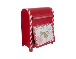 Cassetta delle Lettere Natalizia in Metallo Rossa "Santa's Airmail" – Decorazione Natalizia Le Stelle su Bomboniere Dolci Emozioni