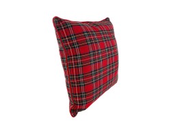 Cuscino Natalizio Tartan in Stoffa 25x25 cm – Decorazione Natalizia Le Stelle su Bomboniere Dolci Emozioni