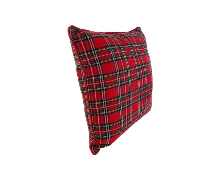 Cuscino Natalizio Tartan in Stoffa 25x25 cm – Decorazione Natalizia Le Stelle su Bomboniere Dolci Emozioni