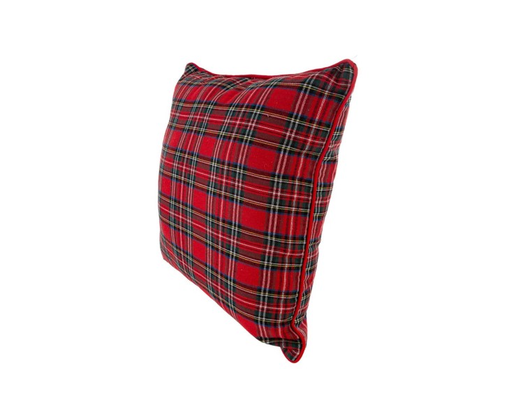 Cuscino Natalizio Tartan in Stoffa 40x40 cm – Decorazione Natalizia Le Stelle su Bomboniere Dolci Emozioni