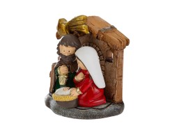 Sacra Famiglia in Resina 6,5x6,5 cm – Decorazione Natalizia Le Stelle su Bomboniere Dolci Emozioni