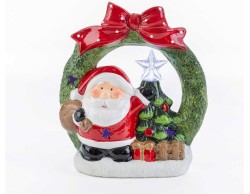 BABBO NATALE CERAMICA LED