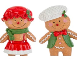 Biscotto di Zenzero Natalizio in Resina 6x4x11 cm – Decorazione Natalizia Le Stelle su Bomboniere Dolci Emozioni