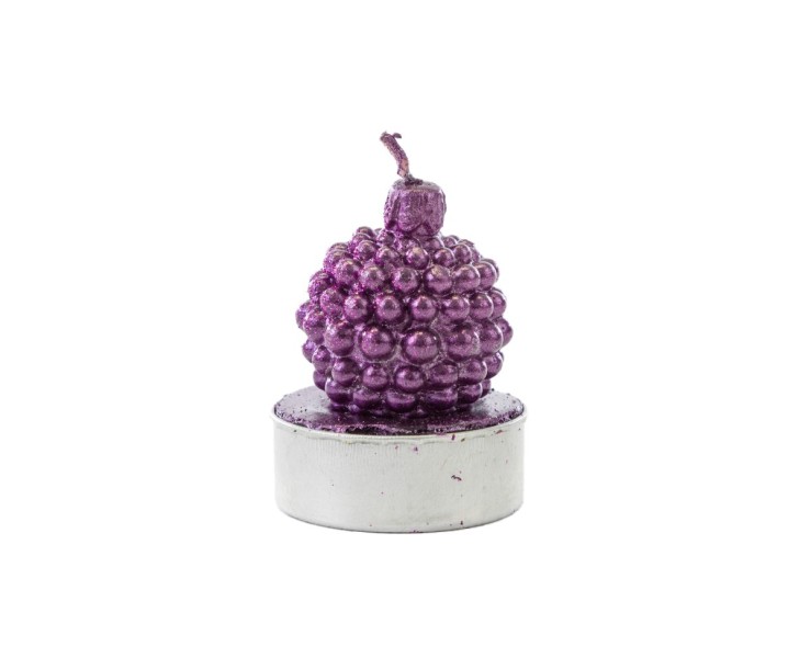 Set 6 Candele Tea Light a Sfera Viola d 4x6 cm – Decorazione Natalizia Le Stelle su Bomboniere Dolci Emozioni