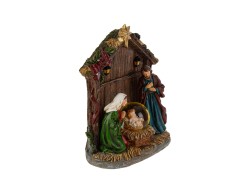 Natività in Resina con LED e Capanna – Decorazione Natalizia Le Stelle su Bomboniere Dolci Emozioni