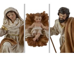 Set 8 pezzi Natività Completa con Re Magi, Bue e Asinello – Decorazione Natalizia Le Stelle su Bomboniere Dolci Emozioni