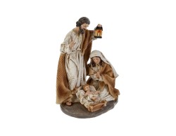 Sacra Famiglia con Lanterna – Decorazione Natalizia Le Stelle su Bomboniere Dolci Emozioni