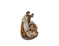 Statuina Sacra Famiglia con Lanterna – Decorazione Natalizia Le Stelle su Bomboniere Dolci Emozioni