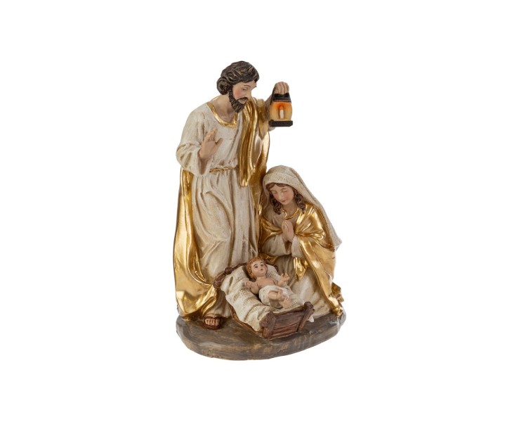 Natività in Resina Gold 24x16x30 cm – Decorazione Natalizia Le Stelle su Bomboniere Dolci Emozioni