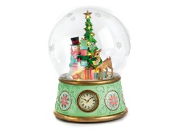 Sfera di Natale con Pupazzo di Neve e Albero  40 cm