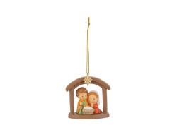 Appendino Sacra Famiglia Bimbi in Resina 6x3x6,5 cm – Decorazione Natalizia Le Stelle su Bomboniere Dolci Emozioni
