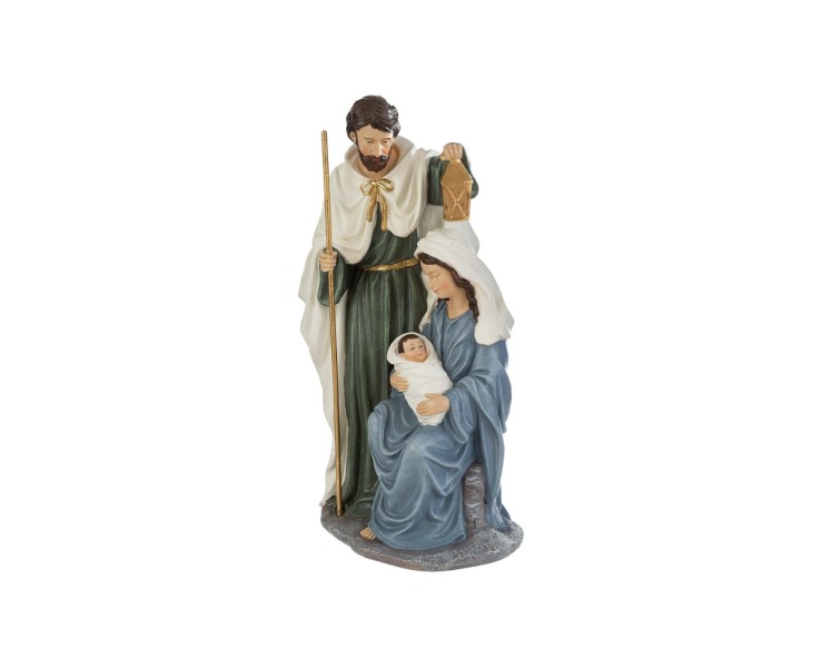 Sacra Famiglia in Resina 19x12x34 cm – Decorazione Natalizia Le Stelle su Bomboniere Dolci Emozioni